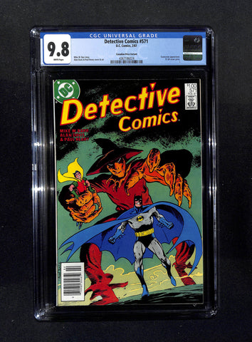 Detective Comics #571 CGC 9.8 Only Graded Copy Canadian Price Variant