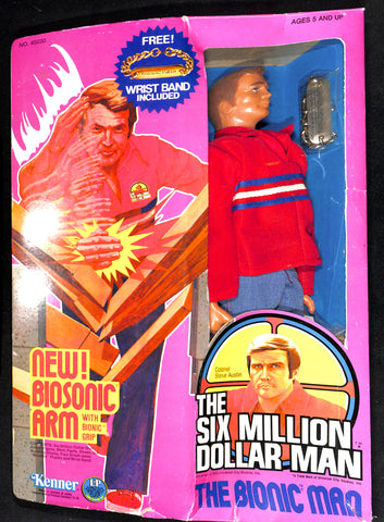 Vintage Six Million Dollar Man Bionic Biosonic Arm SEALED with wrist band