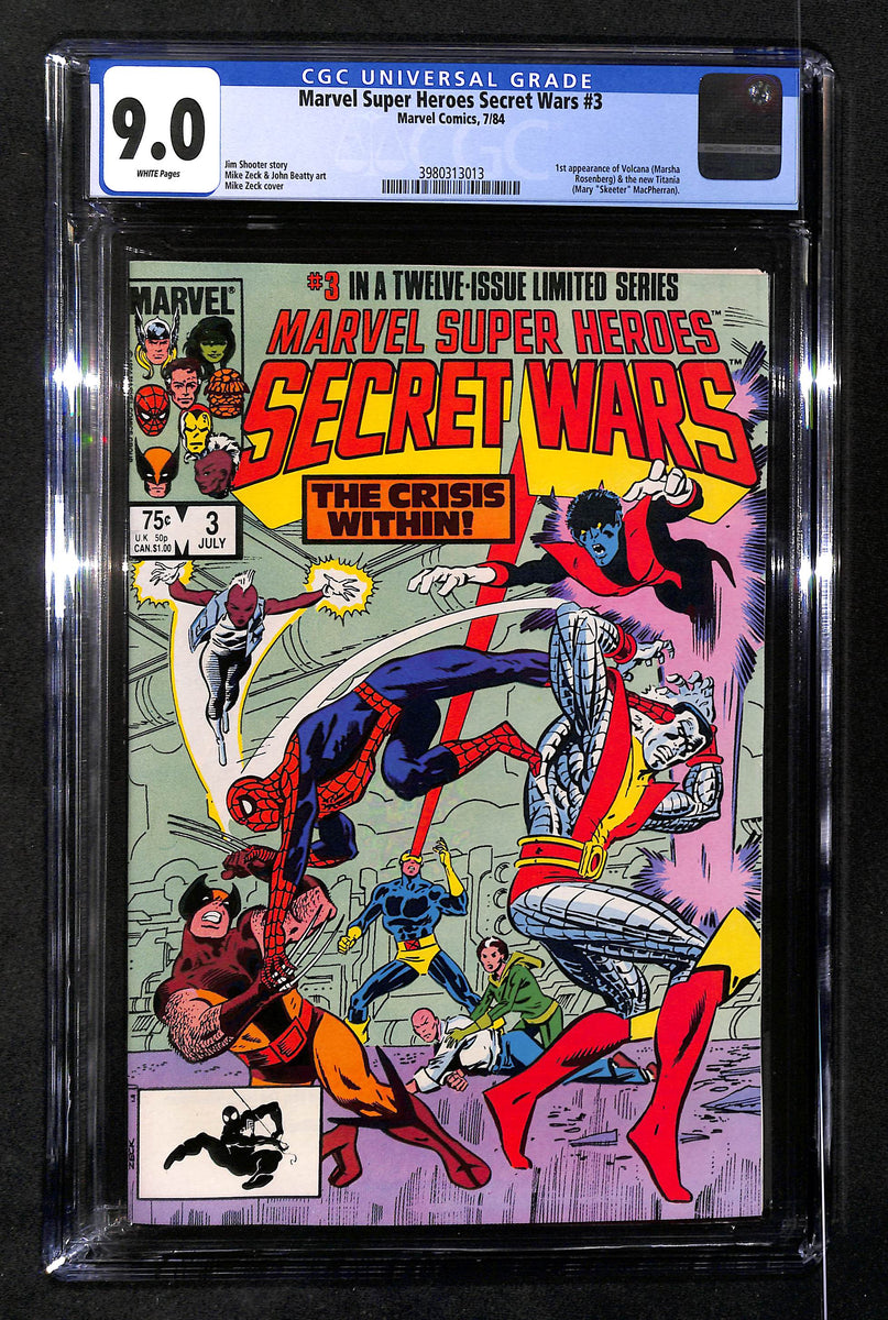 Marvel Secret good Wars #3 FN (1984) 1st app Volcana, 2nd app Titania