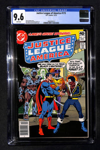 Justice League of America #173 CGC 9.6 White pages