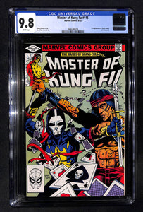 Master of Kung Fu #115 CGC 9.8 1st appearance of Death Dealer