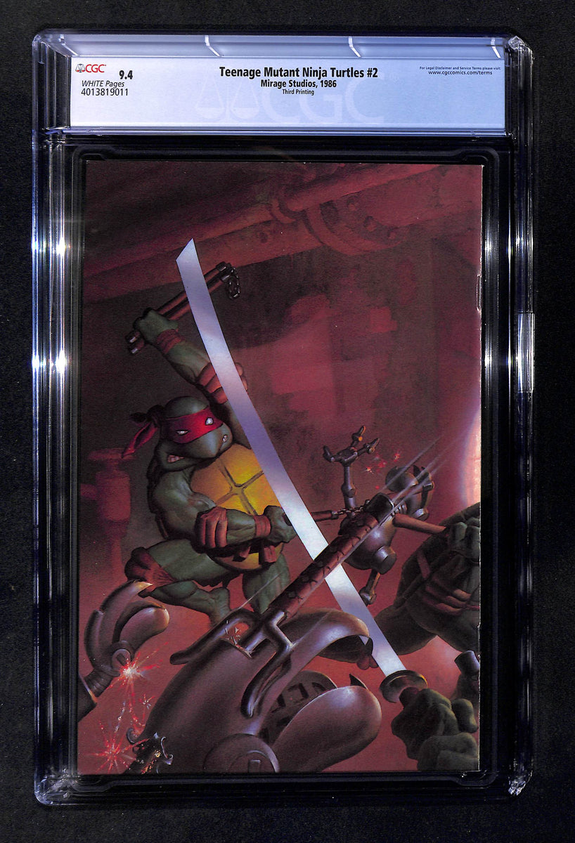 TEENAGE MUTANT NINJA TURTLES #4 CGC 9.4 WHITE PAGES