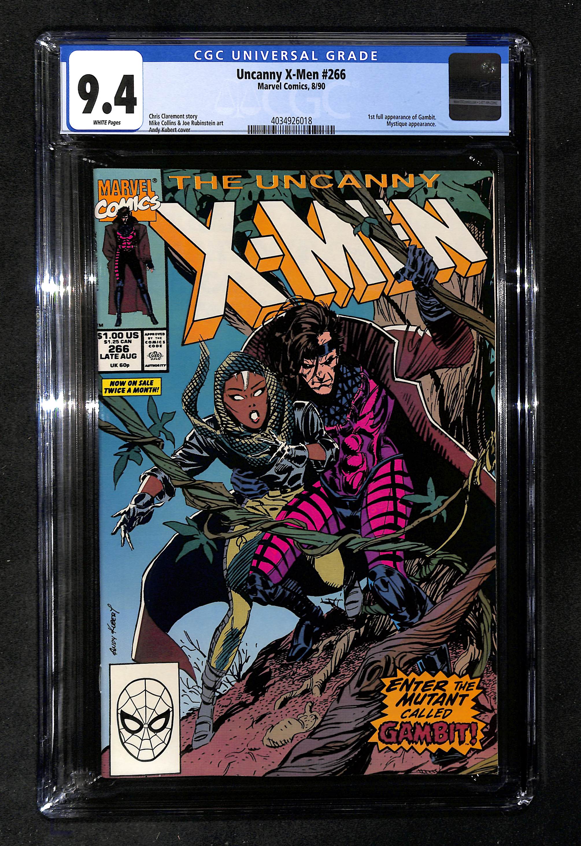 アメコミリーフ Gambit #1 CGC 9.6