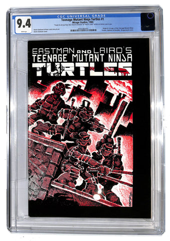 Teenage Mutant Ninja Turtles #1 CGC 9.4 "Thank You" Signed Copy
