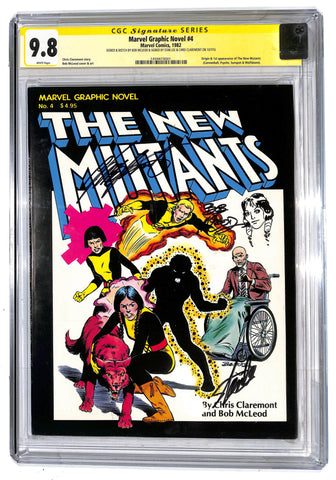 Marvel Graphic Novel #4 CGC 9.8 Sig Series 1st App New Mutants