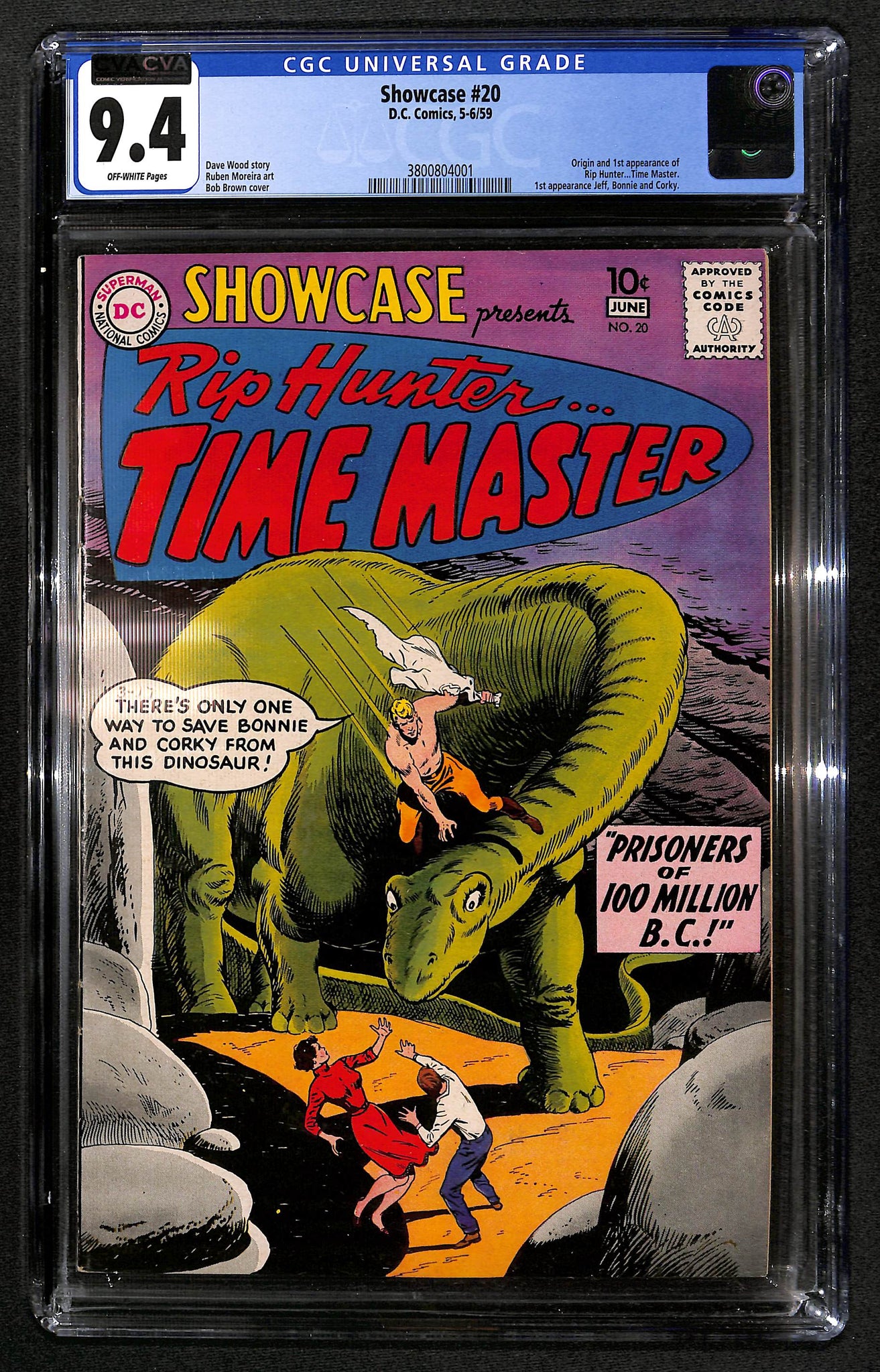Showcase Presents #20 CGC 9.4 - 1st Appearance Of Rip Hunter, Time Master