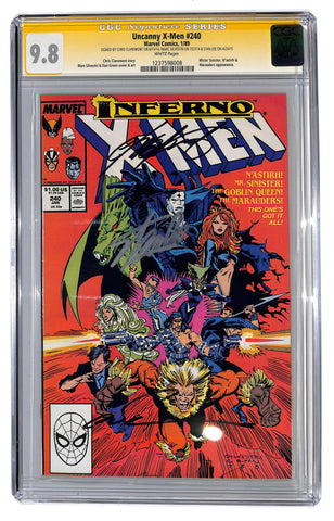 Uncanny X-Men #240 CGC 9.8 Sig Series, 3 Sigs, Stan Lee