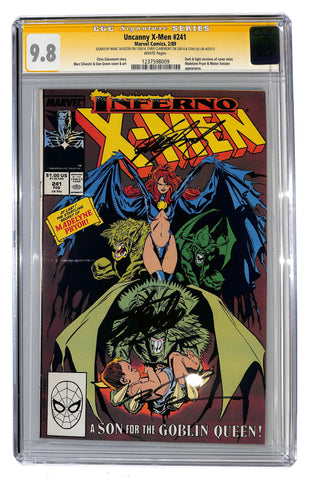 Uncanny X-Men #241 CGC 9.8 Sig Series, 3 Sigs, Stan Lee