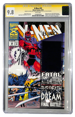 X-Men #25 CGC 9.8 Signature Series, 4 Big Sigs Including Stan Lee