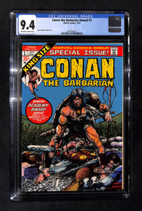Conan the Barbarian Annual #1 CGC 9.4