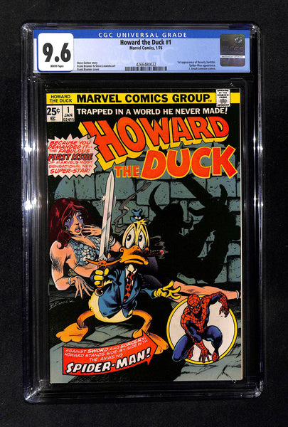 Howard the Duck #1 CGC 9.6 1st appearance of Beverly Switzler