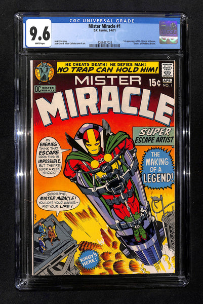 Mister Miracle #1 CGC 9.6 1st appearance of Mr. Miracle & Oberon