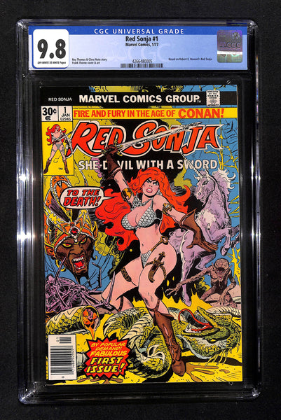 Red Sonja #1 CGC 9.8 Based on Robert E. Howard's Red Sonja