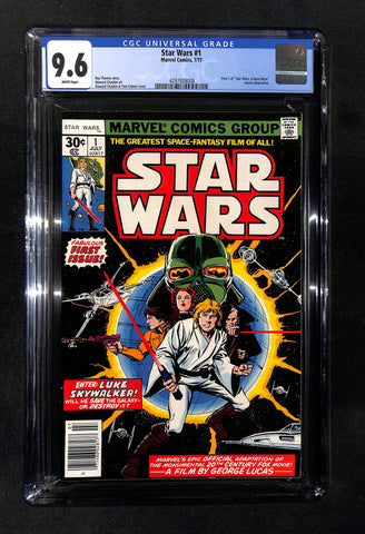 Star Wars #1 CGC 9.6 White Pages