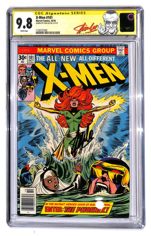 X-Men #101 CGC 9.8 Origin Signature Series Stan Lee 1st appearance of Phoenix