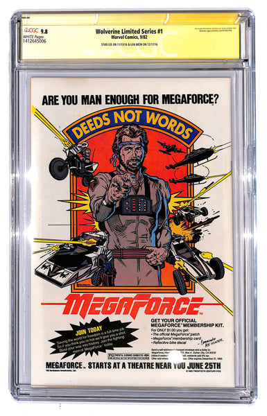 Wolverine Limited Series #1 CGC 9.8 Sig Series Unique, Many Sigs, See Description