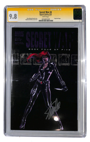Secret War #4 CGC 9.8 Signature Series Signed by Stan Lee