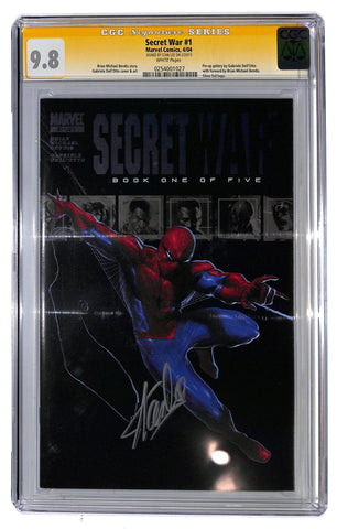 Secret War #1 CGC 9.8 Sig Series Signed By Stan Lee