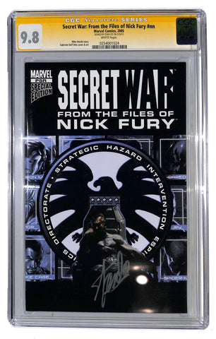 Secret War: From the Files of Nick Fury #nn CGC 9.8 Sig Series Signed by Stan Lee