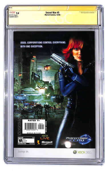 Secret War #5 CGC 9.8 Sig Series Charlie Cox