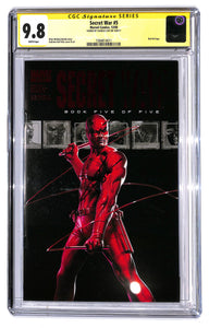 Secret War #5 CGC 9.8 Sig Series Charlie Cox