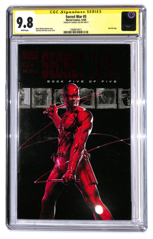 Secret War #5 CGC 9.8 Sig Series Charlie Cox