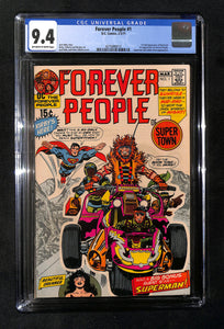 Forever People #1 CGC 9.4 1st full appearance of Darkseid