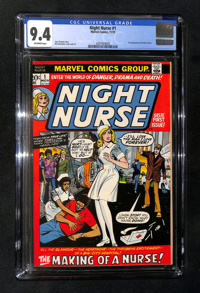 Night Nurse #1 CGC 9.4 1st appearance of Linda Carter
