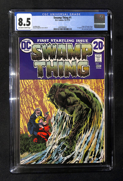 Swamp Thing #1 CGC 8.5 Origin of Swamp Thing