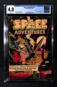Space Adventures #7 CGC 4.0 Sex-change "Transformation" story
