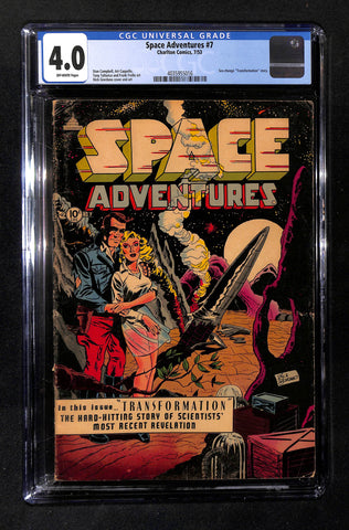 Space Adventures #7 CGC 4.0 Sex-change "Transformation" story