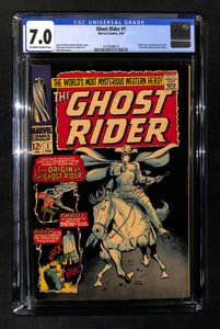 Ghost Rider #1 CGC 7.0 Origin and 1st appearance of the new Ghost Rider