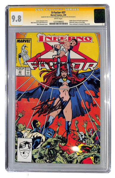 X-Factor #37 CGC 9.8 Sig Series 3 Sigs, Stan Lee