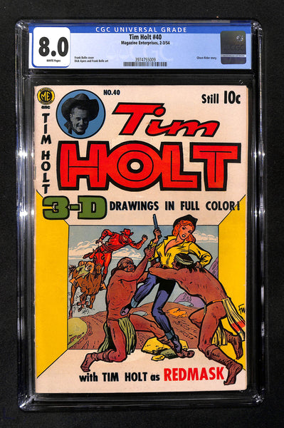 Tim Holt #40 CGC 8.0 Ghost Rider story