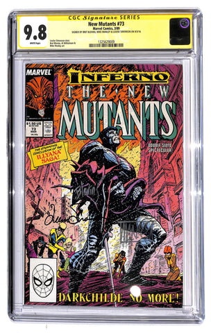 New Mutants #73 CGC 9.8 Sig Series, 3 Sigs, See Description