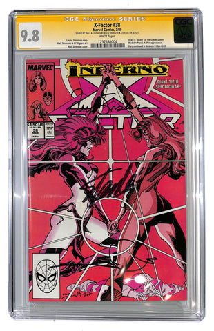 X-Factor #38 CGC 9.8 Sig Series, 3 Sigs, Stan Lee