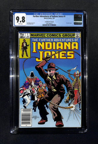Further Adventures of Indiana Jones #1 CGC 9.8 Canadian Price Variant