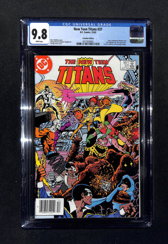 New Teen Titans #37 CGC 9.8 Canadian Price Variant