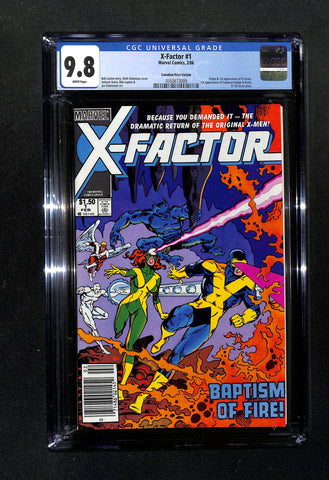 X-Factor #1 CGC 9.8 Canadian Price Variant