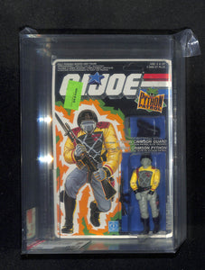 1989 Hasbro Canada GI Joe series 8 Python Patrol Python Crimson Guard AFA 80 NM