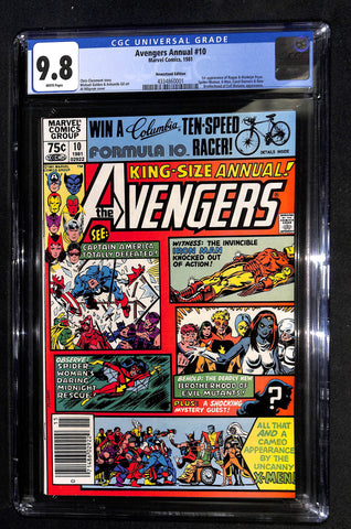 Avengers Annual #10 CGC 9.8 Newsstand Edition 1st Appearance Rogue & Madelyn Pryor