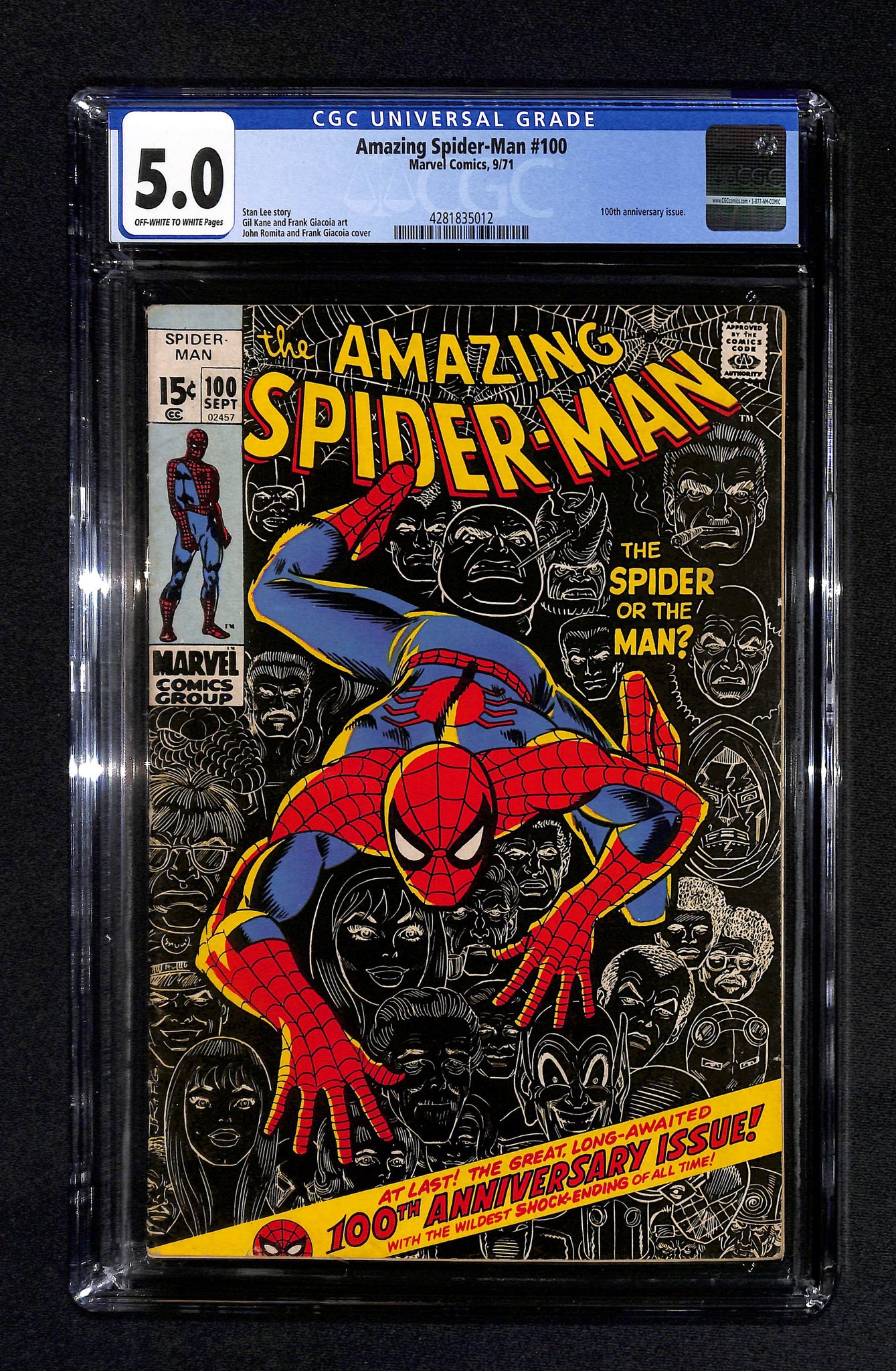 Amazing Spider-Man #100 CGC 5.0