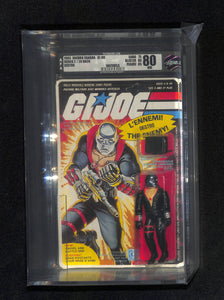 1983 Hasbro Canada GI Joe Series 2/20 Back Destro AFA 80