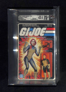 Vintage G.I. Joe - Scarlett - Series 1 Straight Arm - AFA 75+ - Hasbro Canada 82