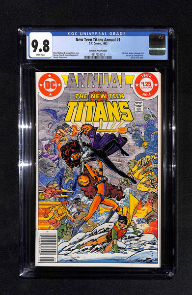 New Teen Titans Annual #1 CGC 9.8 Canadian Price Variant