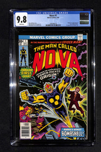 Nova #1 CGC 9.8 Origin and 1st Appearance Nova (Richard Rider)