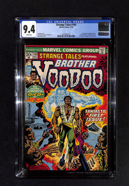 Strange tales #169 CGC 9.4 Origin and 1st Appearance Brother Voodoo