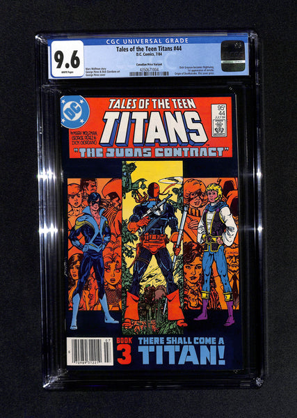Tales of the Teen Titans #44 CGC 9.6 1st Nightwing Origin of Deathstroke