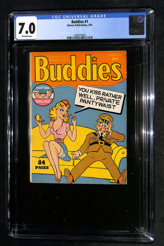 Buddies #1 CGC 7.0 Harvey Publications 1942