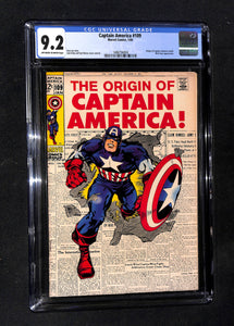 Captain America #109 CGC 9.2 Origin of Captain America Retold